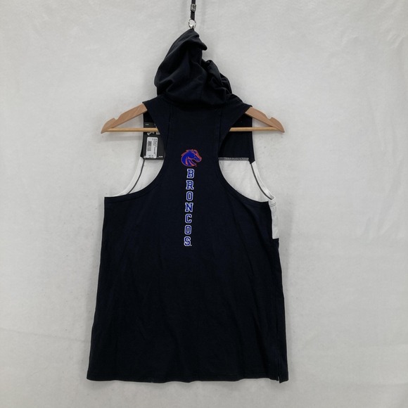 Boise State Broncos Tank Top Womens M Black NCAA Football Hooded Under Armour - Picture 9 of 10